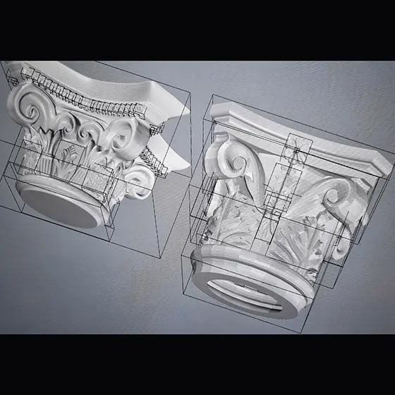 scansione laser 3d e mappatura coordinate legno arredoperchiesa